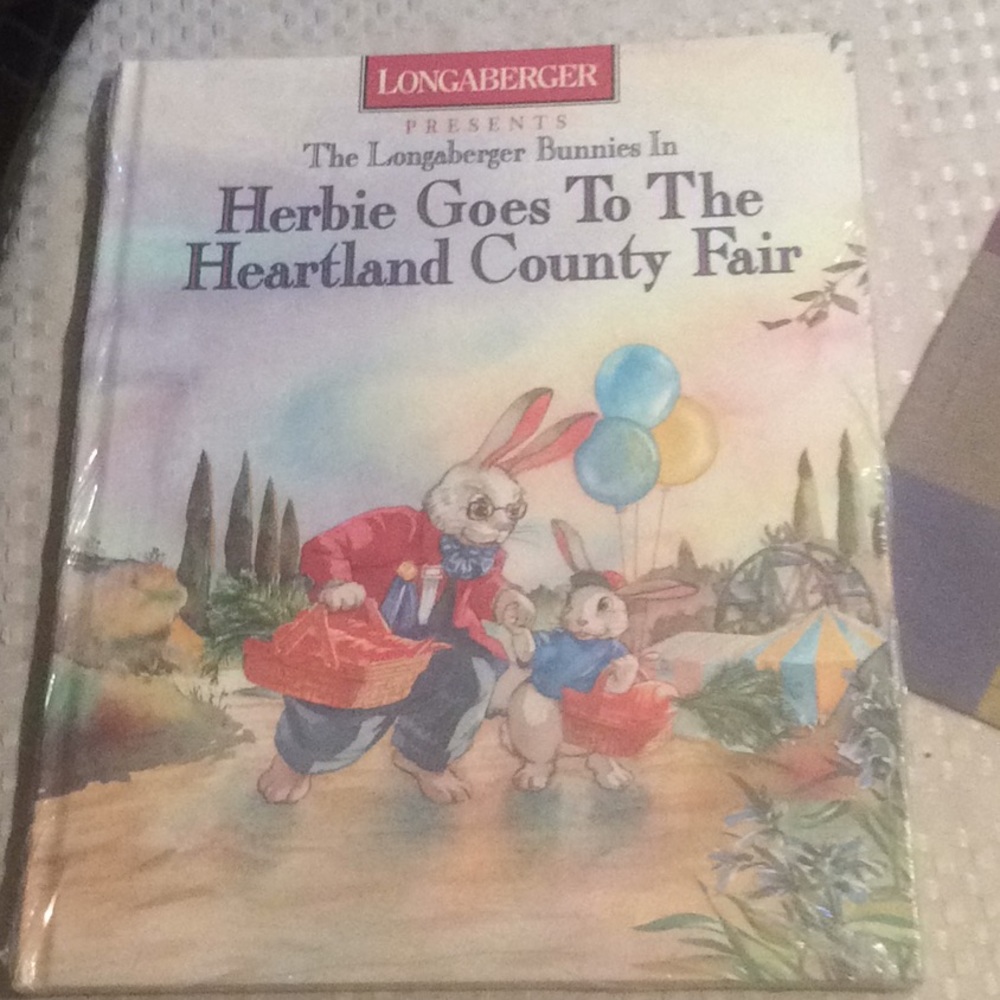 Longaberger bunnies book NEW